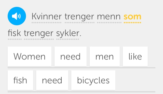 Duolingo Norwegisch